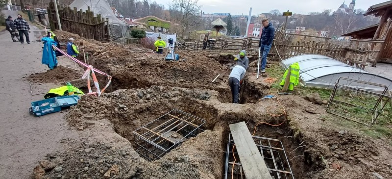 Výběh pro pouštní kočky a karakaly Zoo Jihlava